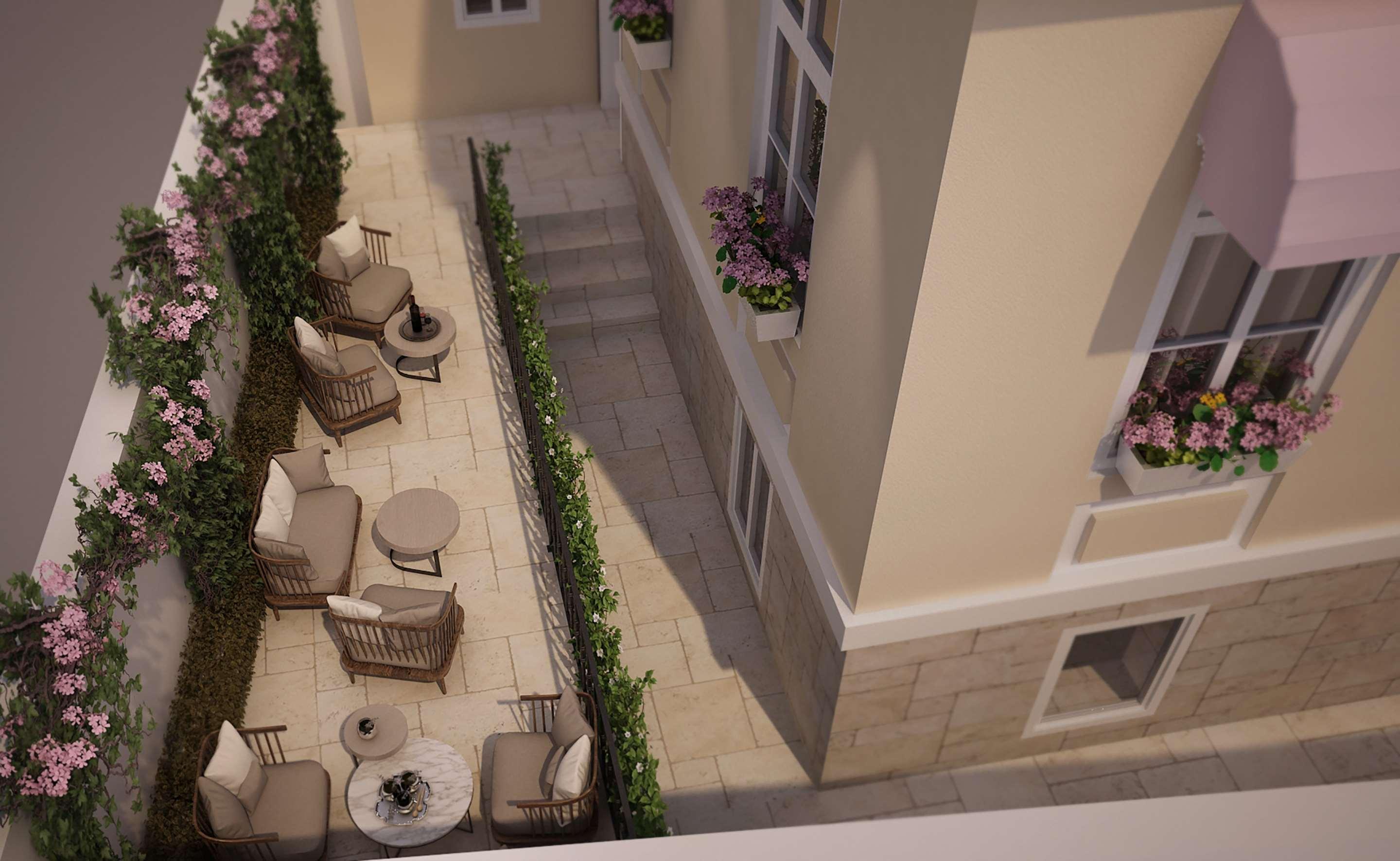 Gallery 37 Powered By Aston Plovdiv Exterior photo 3D rendering of a balcony